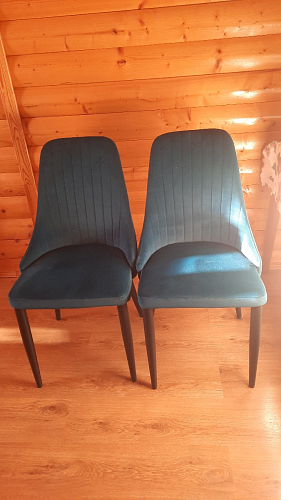 Стул на металлокаркасе Kora dark gray / black фото покупателя 319