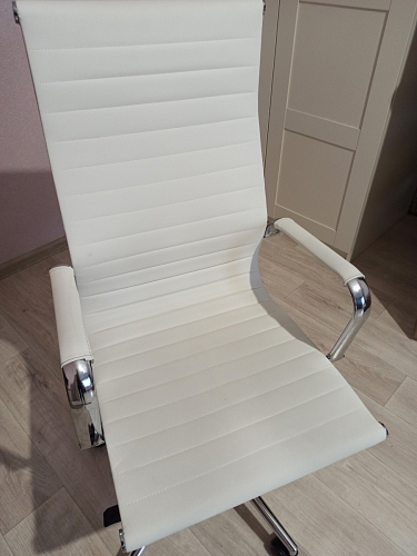 Компьютерное кресло Reus черная сетка / хром фото покупателя 28