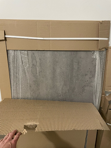 Деревянный стол Лота Лофт 120х75 белый матовый / дуб крафт золотой фото покупателя 962