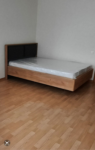 Двуспальная кровать Клауд 160х200 парящая дуб крафт золотой / антрацит фото покупателя 589