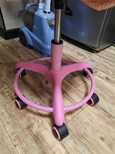 Компьютерное кресло Kiddy/Кидди розовое ткань (сетка) фото покупателя 17