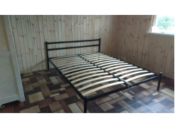 Односпальная кровать Фади 80х200 черная фото покупателя 71