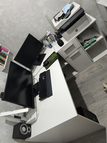 Письменный стол Лайт 03.245F белый гладкий 101 фото покупателя 166