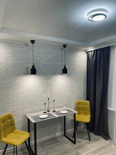 Стул на металлокаркасе Чилли темно-серый / черный каркас фото покупателя 316