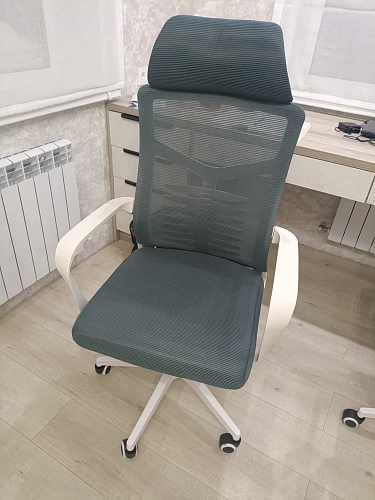 Компьютерное кресло Montana light gray / white фото покупателя 21
