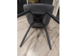 Стул на металлокаркасе Вейв темно-серый / черный фото покупателя 299