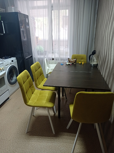 Стул на металлокаркасе Чилли черный / зеленый фото покупателя 1273