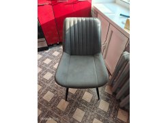 Стул на металлокаркасе Вейв светло-серый (hl 63) / 10К черный каркас фото покупателя 341