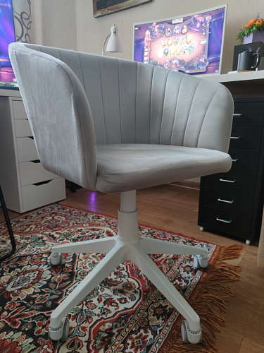 Компьютерное кресло Тибо confetti chocolate / белый фото покупателя 126