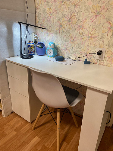 Стул Сindy Eames/Синди Имс мод. 001 yellow / natural фото покупателя 34