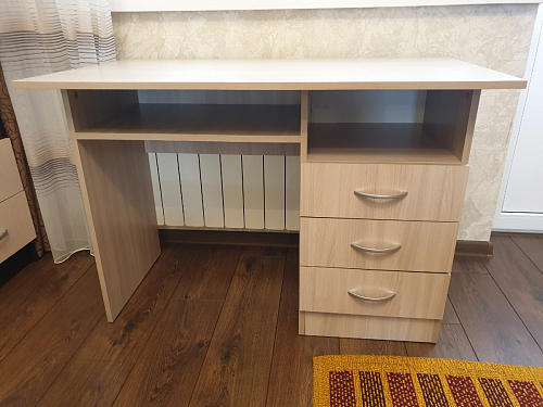 Стол письменный Бриз МДФ волна лайм / ясень светлый фото покупателя 225