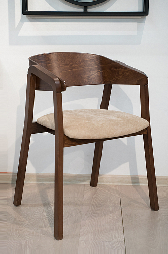 Деревянный стул Dalia bianco беж из шоурума 3