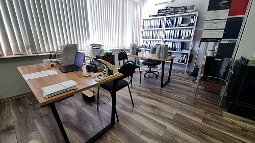 Стол Лота Лофт 140 25 мм черный матовый / дуб вотан фото покупателя 1013