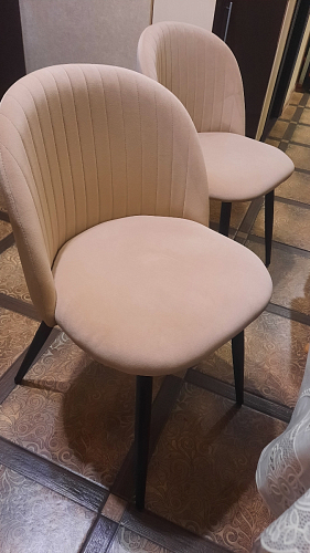 Стул на металлокаркасе Gabi gray / black фото покупателя 475