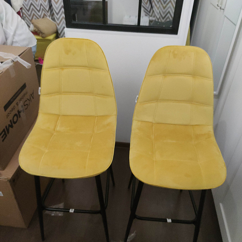 Деревянный стул Rio велюр голубой / бук фото покупателя 1