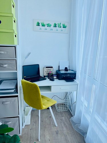 Стул на металлокаркасе Чилли бежевый / белый каркас фото покупателя 792