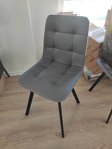 Стул на металлокаркасе Чилли бежевый / белый каркас фото покупателя 1341