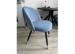 Стул на металлокаркасе Gabi 1 light purple / black фото покупателя 743