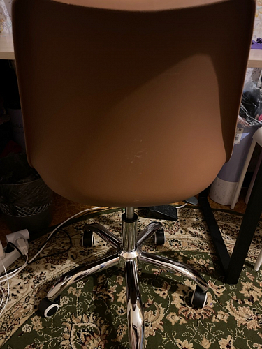 Компьютерное кресло Kolin cappuccino / chrome фото покупателя 92