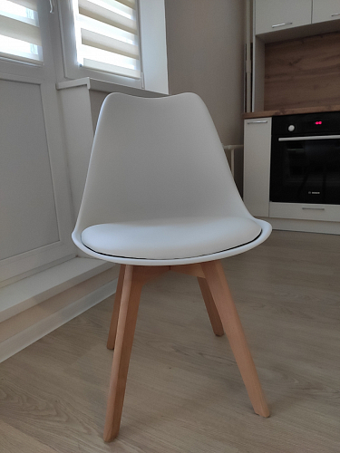 Деревянный стул Bonuss light gray / wood фото покупателя 169