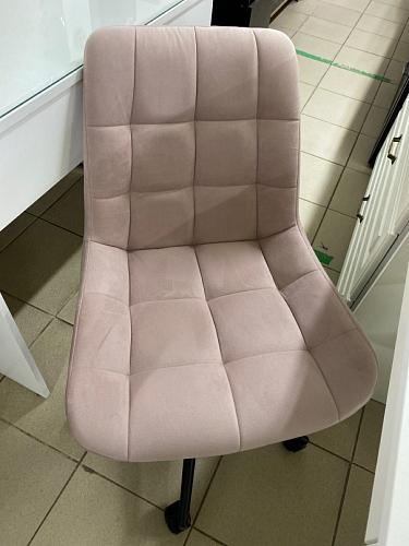 Компьютерное кресло Честер темно-серый велюр velutto 32 / белый фото покупателя 10