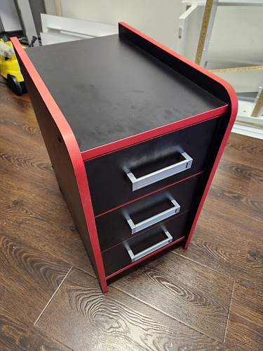 Тумба Ханна черная / красная - Уцененный экземпляр фото покупателя 20