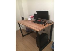 Стол Лота Лофт 140 25 мм юта / белый матовый фото покупателя 278