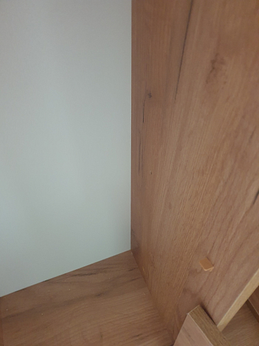 Письменный стол Лайт 03.243 дуб золотой (craft) / белый премиум фото покупателя 165