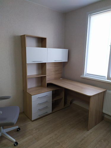 Компьютерный стол КСТ-14.1Л белый левый фото покупателя 2