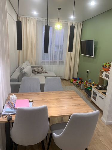 Деревянный стол Лота Лофт 120х75 белый матовый / дуб крафт золотой фото покупателя 314