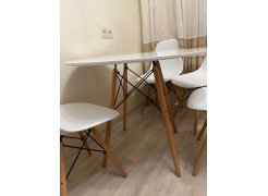 Стол Table 90 white / wood фото покупателя 12