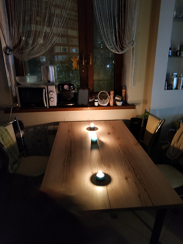 Деревянный стол Лота Лофт 120х75 белый матовый / дуб крафт золотой фото покупателя 359