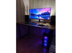 Деревянный стол Лота Лофт 120(160)х75 черный матовый / бетон светлый фото покупателя 798