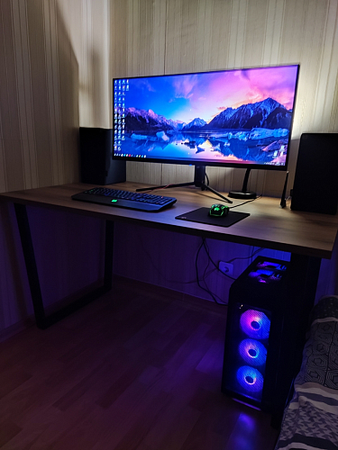 Стол раскладной Лота Лофт 120 25 мм юта / черный матовый фото покупателя 798