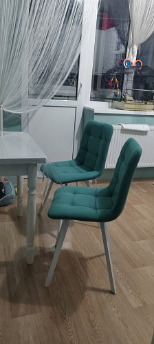 Комплект стульев Чилли 2 шт бежевый / черный фото покупателя 55