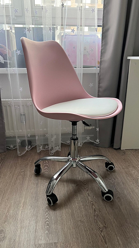 Компьютерное кресло Kolin с подушкой clear / white фото покупателя 324