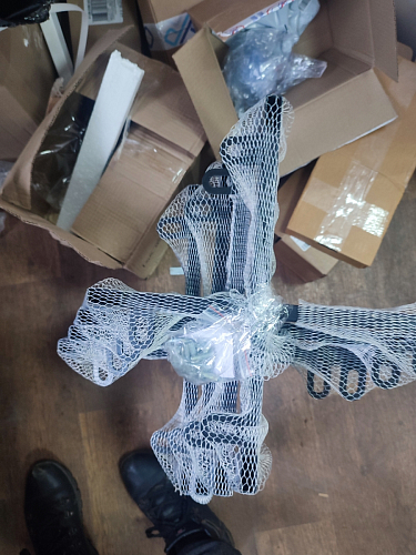 Стул на металлокаркасе Чилли темно-серый / черный каркас фото покупателя 541