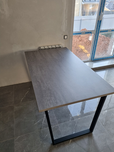 Деревянный стол Лота Лофт 120х75 белый матовый / дуб крафт золотой фото покупателя 305