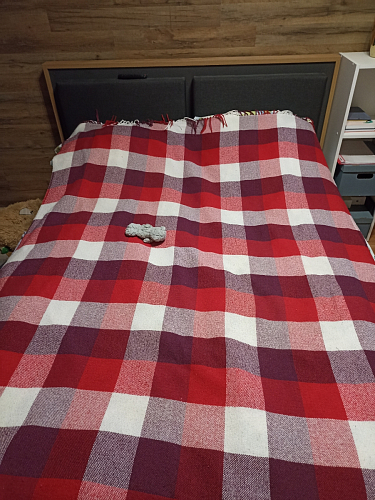 Двуспальная кровать Клауд 160х200 парящая дуб крафт золотой / антрацит фото покупателя 508