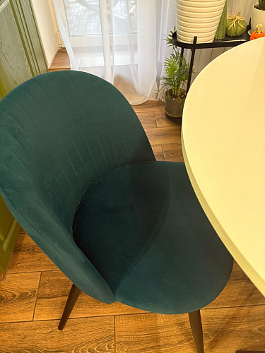 Стул на металлокаркасе Gabi latte / gold / black фото покупателя 638