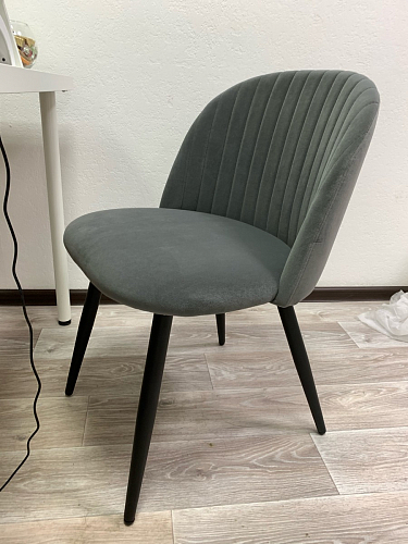 Стул на металлокаркасе Gabi green / black / silver фото покупателя 333