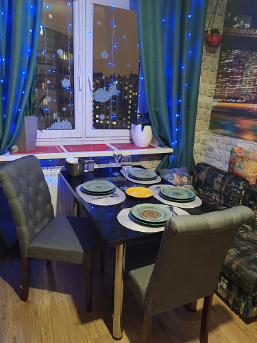 Стул Amelia dark walnut / fabric purple фото покупателя 4