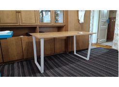 Стол Лота Лофт 140 25 мм юта / белый матовый фото покупателя 476