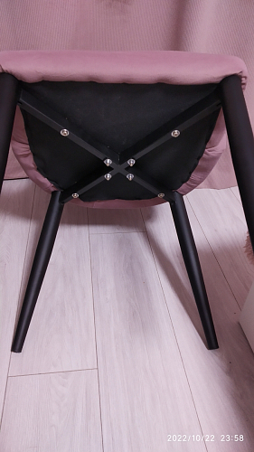 Стул на металлокаркасе Kora beige / black фото покупателя 440