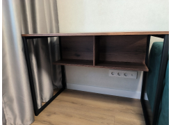 Письменный стол Клер Лофт дуб вотан / черный матовый фото покупателя 2