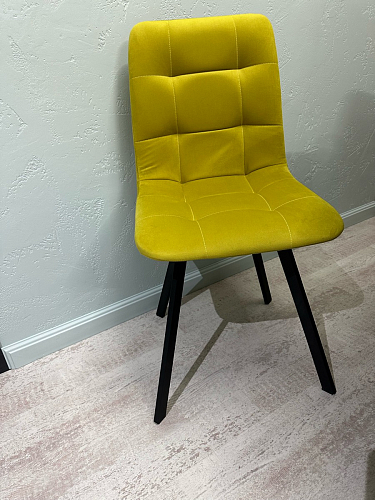 Стул на металлокаркасе Чилли зеленый / черный фото покупателя 439