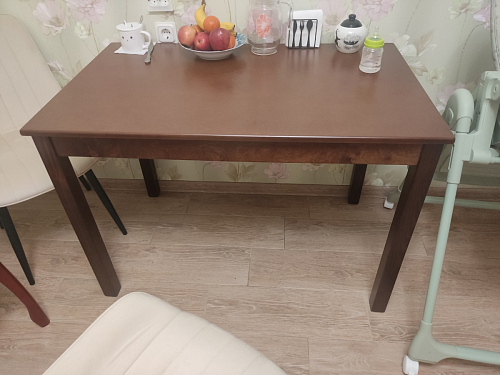 Деревянный стол Moss/Мосс раздвижной white белый фото покупателя 1