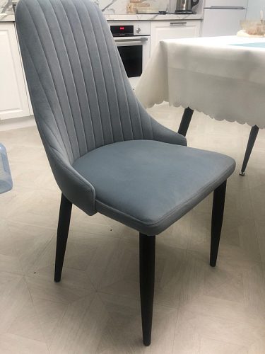 Стул на металлокаркасе Kora beige / black фото покупателя 458