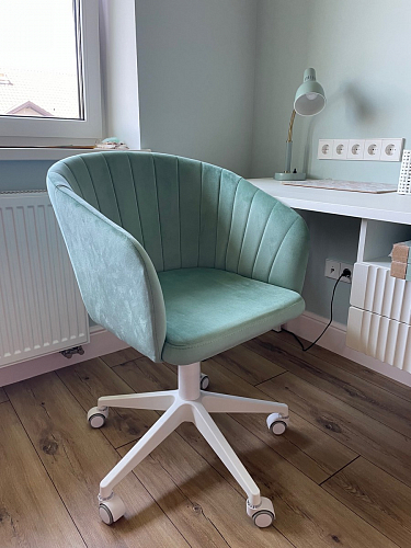 Компьютерное кресло Тибо сиреневый фото покупателя 76