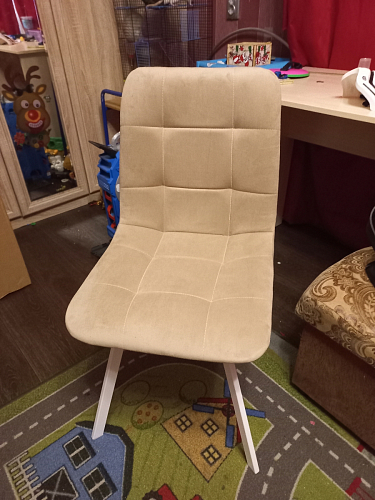 Комплект стульев Чилли 2 шт бежевый / черный фото покупателя 766